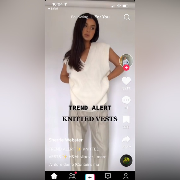 Beige sweater vest - Picture 5 of 5